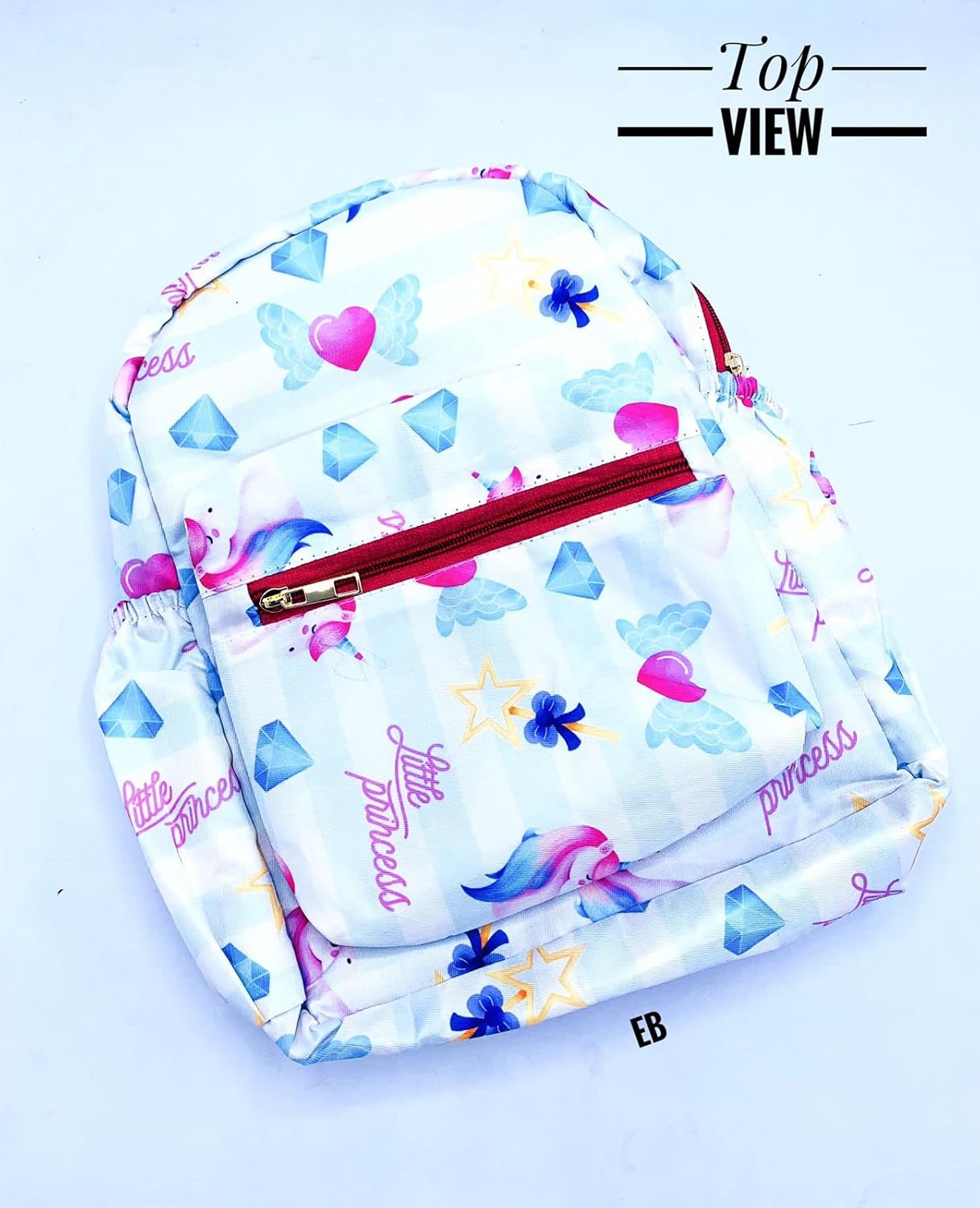 Echoboomers Hearts Printed Casual Backpacks, 12 inch, Stylish and Trendy backpacks, Water Resistant and Lightweight Mini Bags