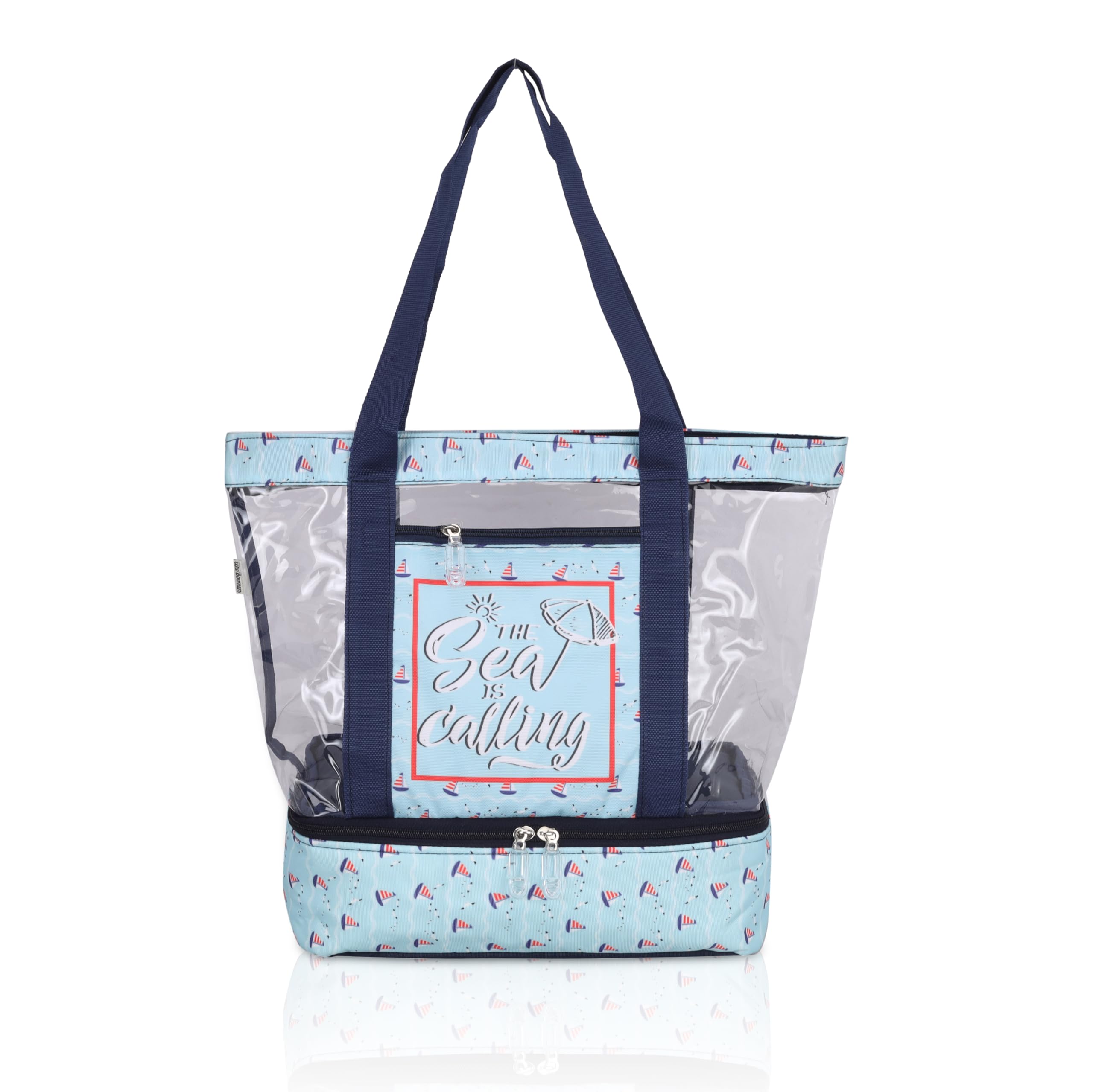 Echo Boomers Black Transparent Shoulder Bag