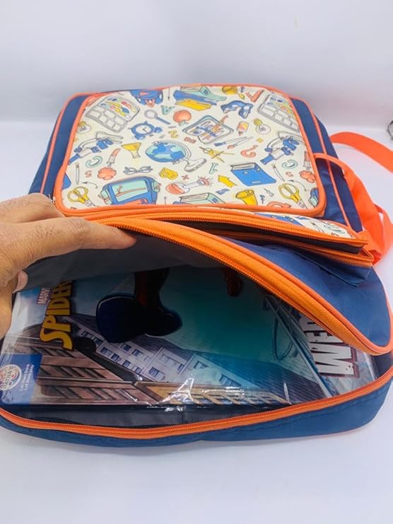 Echo Boomers Printed A3 Art Board Drawing & Activity Backpack Bag with Multiple Pockets