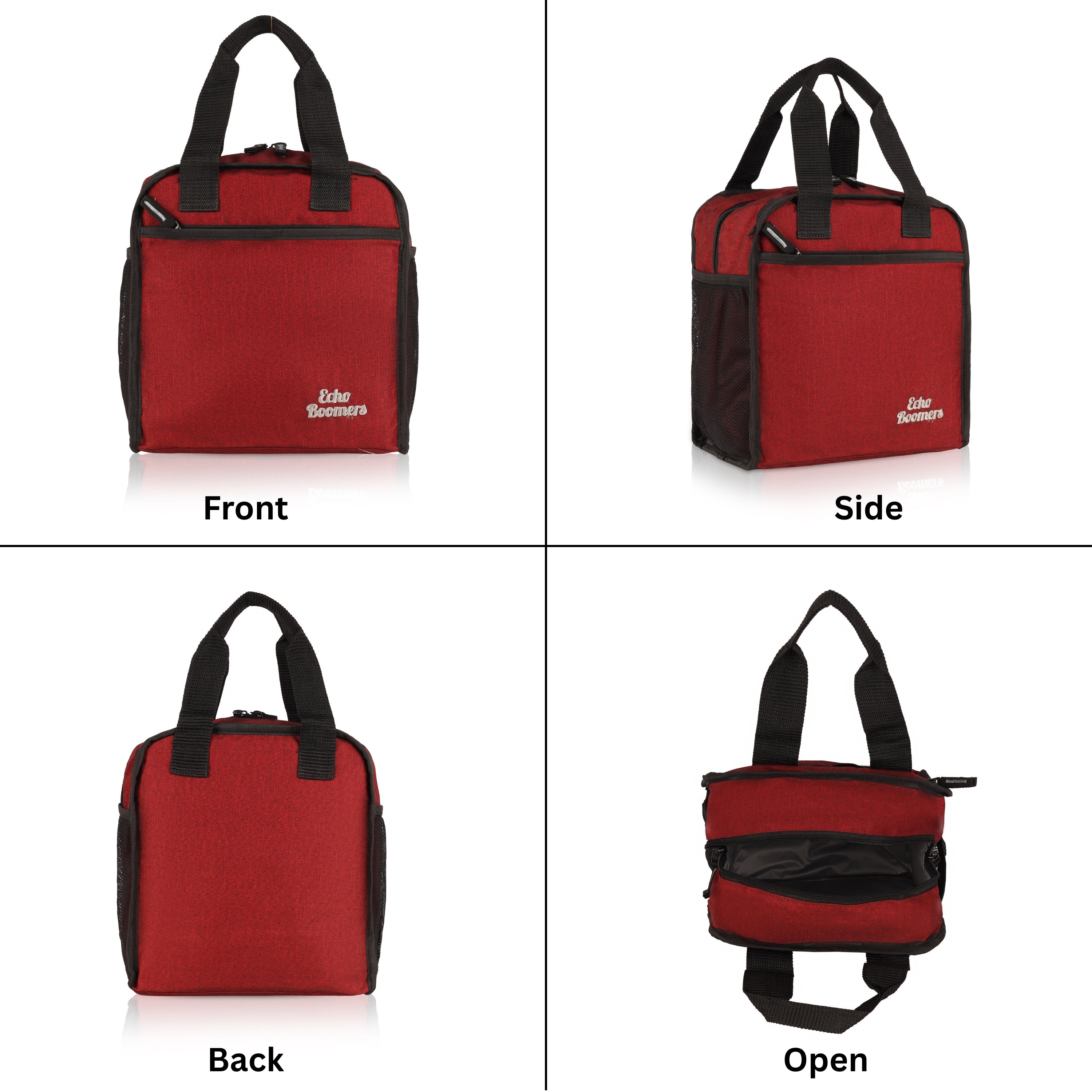 Echo Boomers Premium Lunch Bag – Stylish, Lightweight, Attractive, & Durable Meal Companion and versatile bag(Maroon).
