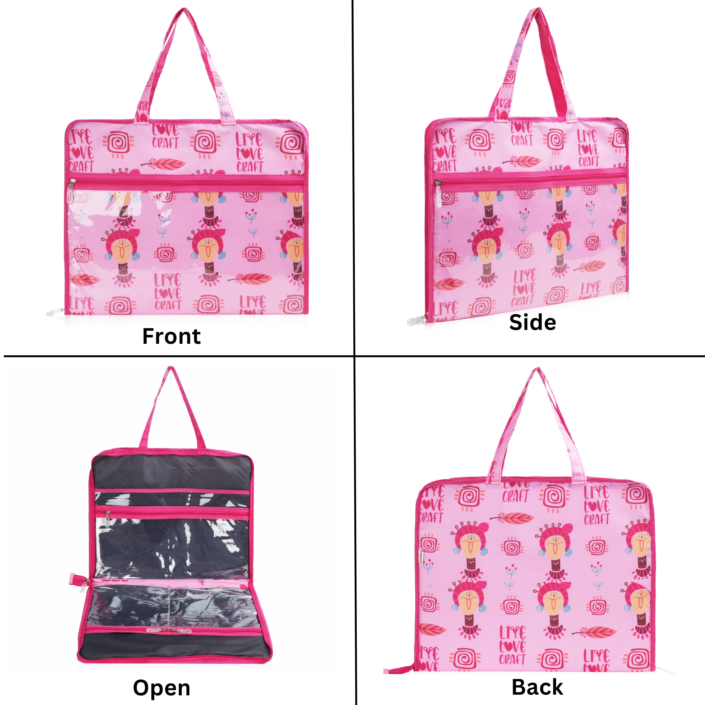 Echo Boomers Multipurpose Folder Bag | Stationery Organizer & Document File Bag with Multiple Compartments