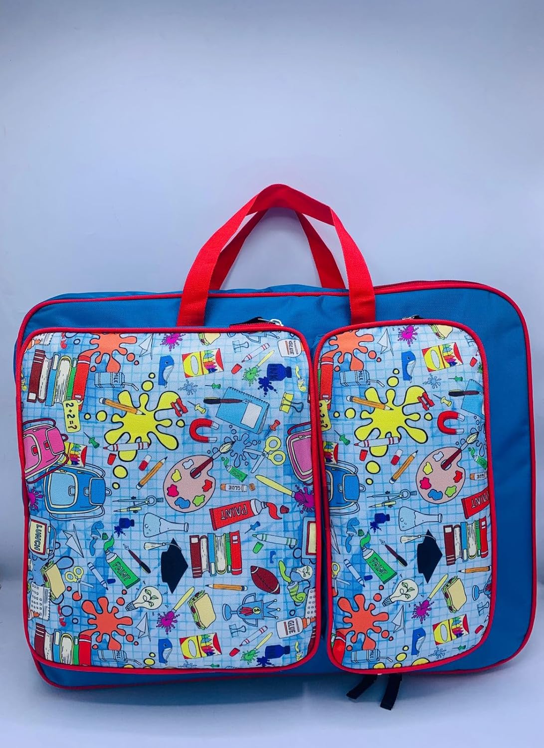 Echo Boomers Printed A3 Art Board Drawing & Activity Backpack Bag with Multiple Pockets