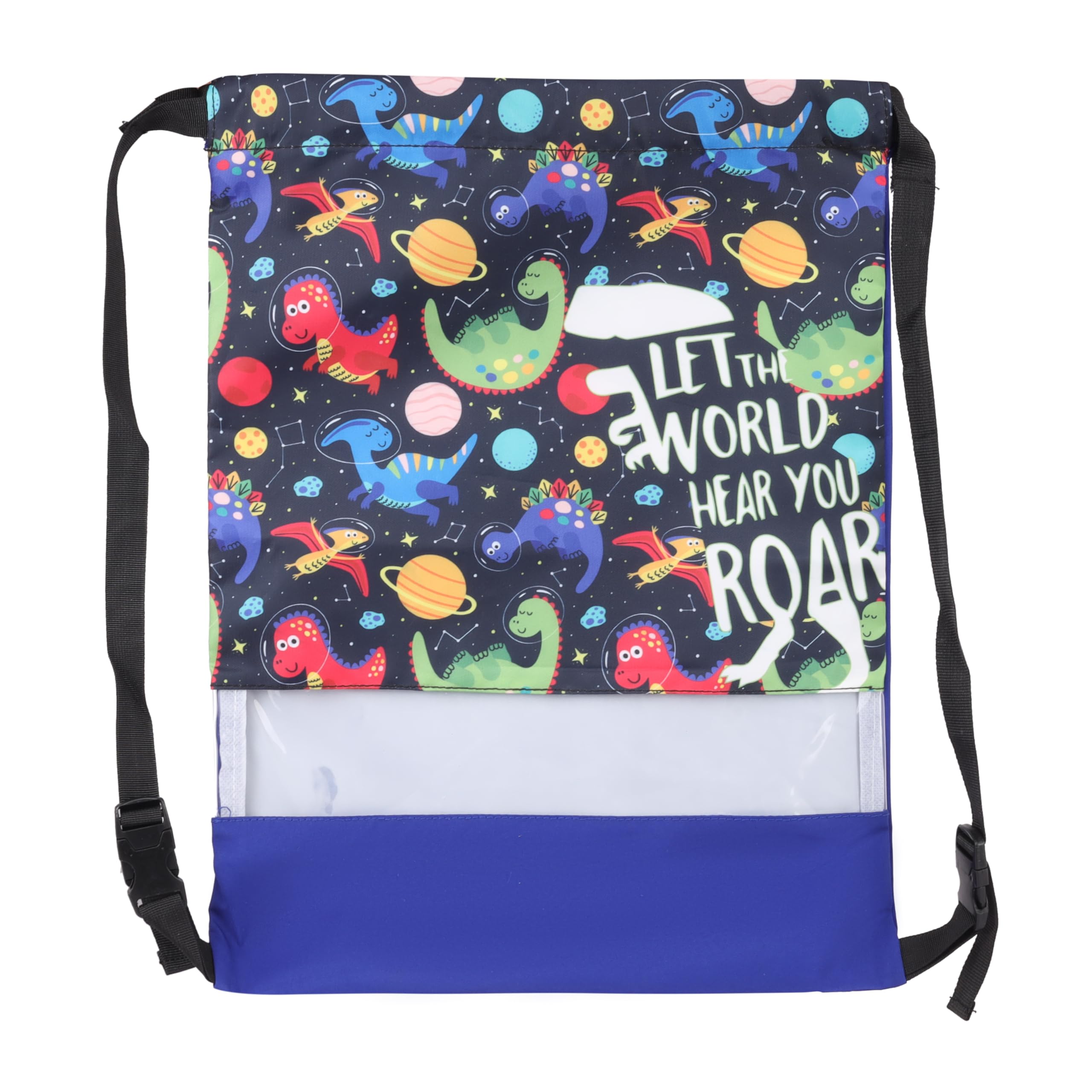 Echo Boomers Printed Drawstring Bag – Water-Resistant, Adjustable Straps, Spacious Main Compartment.