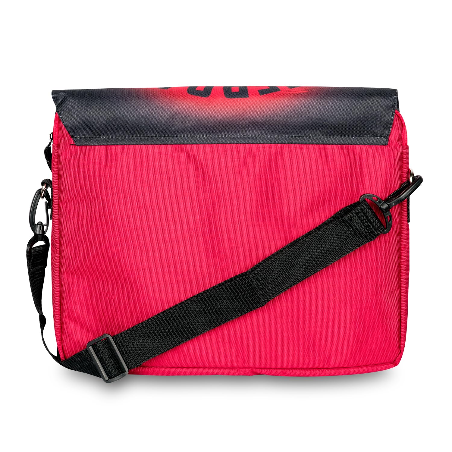 Echo Boomers Red School Tuition Messenger Sling Bag fits upto 13-14" Laptop/Macbook, Detachable Shoulder Strap, Waterproof, Shockproof, Carry Handle with Spacious Pockets, For Kids