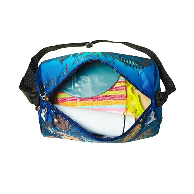 Echo Boomers Blue Harry Potter Printed Swimming Gym Travels Triangle Duffle Bags