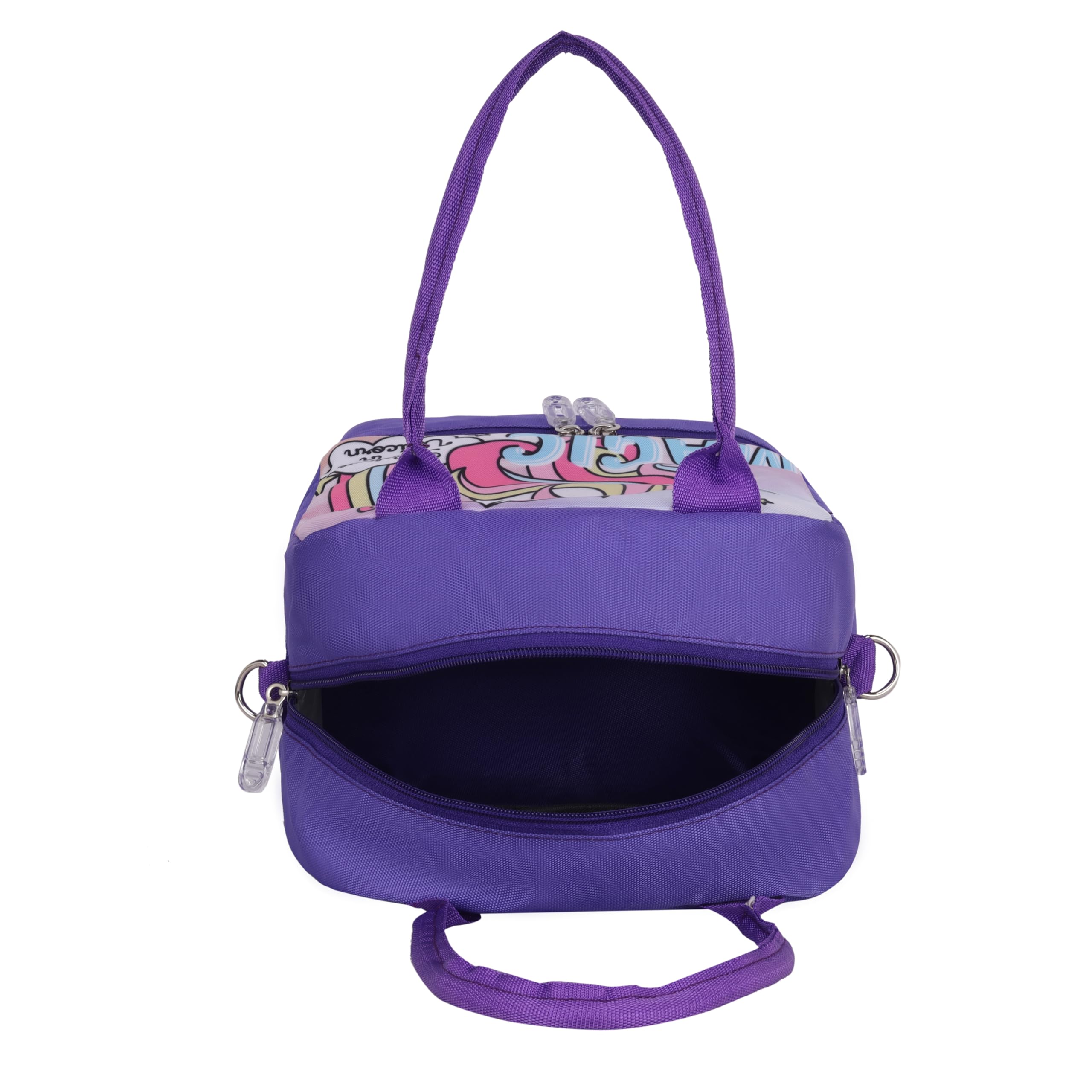 Echo Boomers Alien Lunch Bag - Insulated Tiffin Bag, Multi Pockets & Long Strap