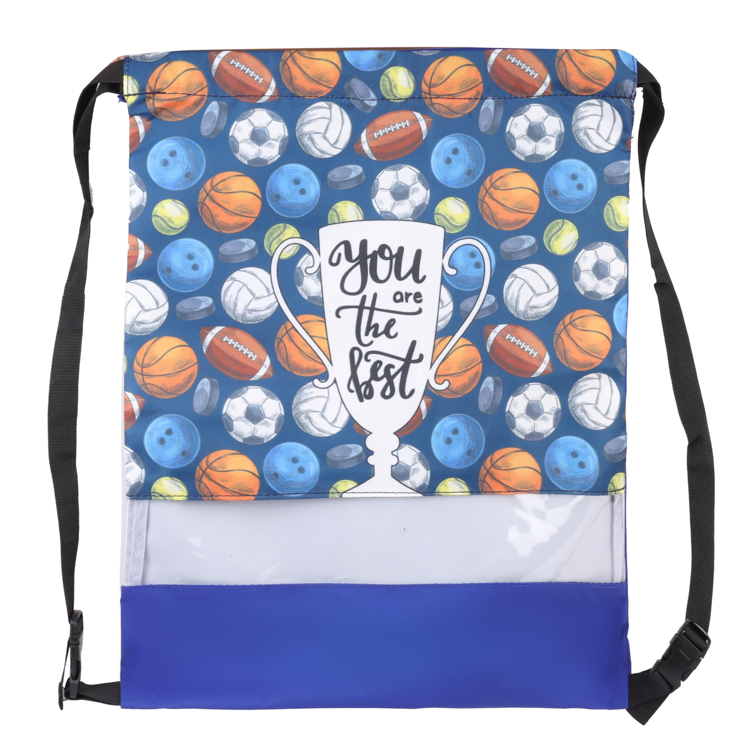 Echo Boomers Printed Drawstring Bag – Water-Resistant, Adjustable Straps, Spacious Main Compartment.