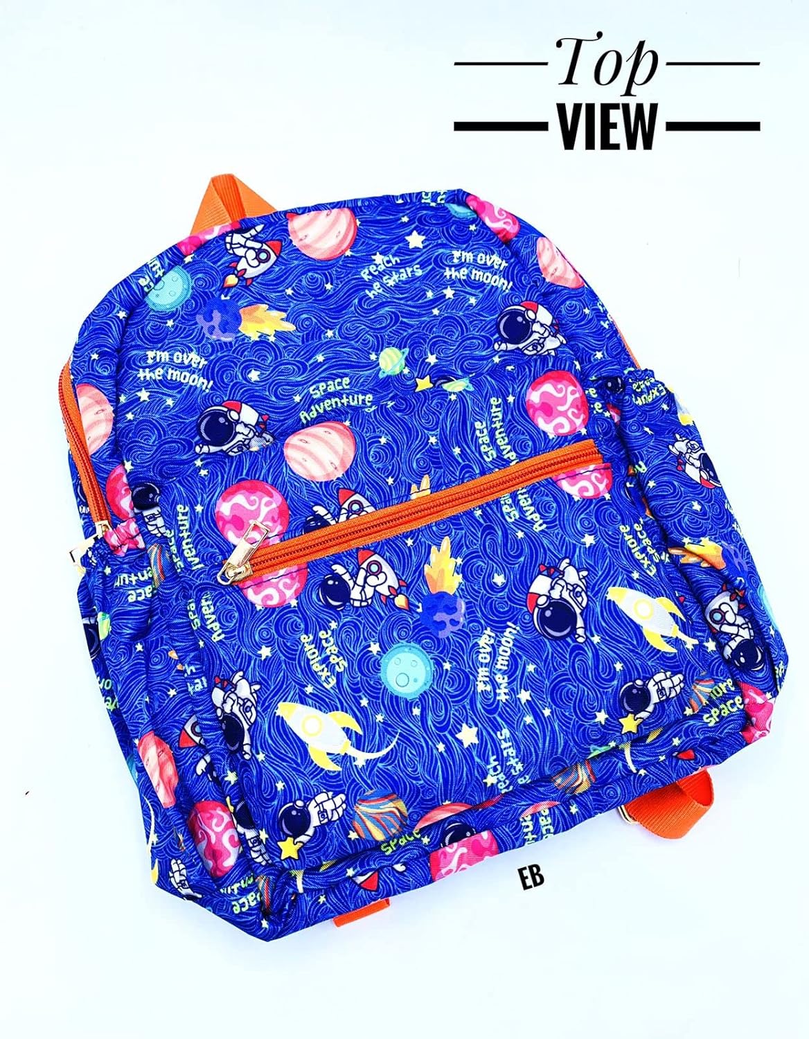 Echoboomers Space Printed Casual Backpacks, 12 inch, Stylish and Trendy backpacks, Water Resistant and Lightweight Mini Bags