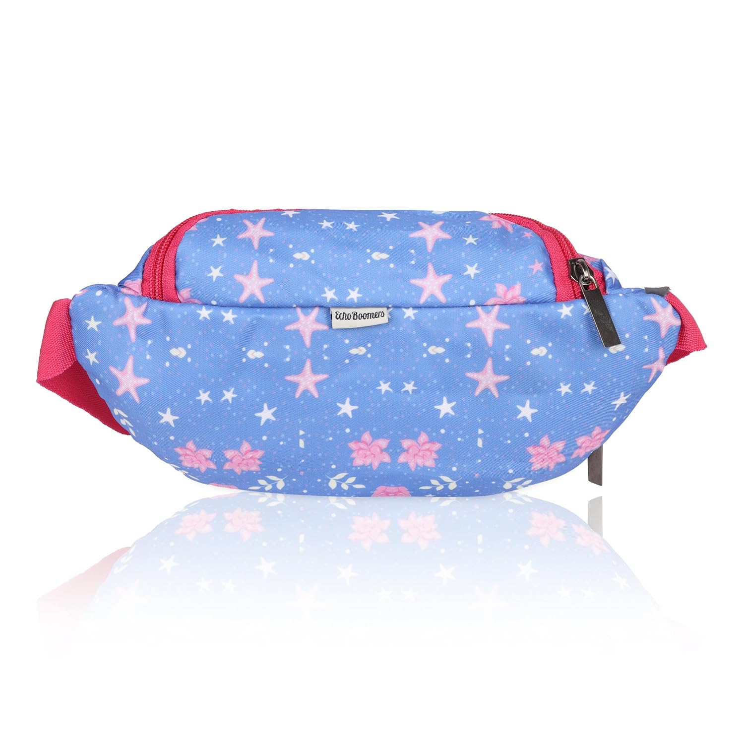 Echo Boomers Pink Mermaid Print Waist Bag – Multi-Purpose Belt Bag, Hip Bag, Crossbody Travel Pouch for Men, Women, Kids – Stylish, Lightweight, and Durable Waist Pack for Travel, Sports, Hiking