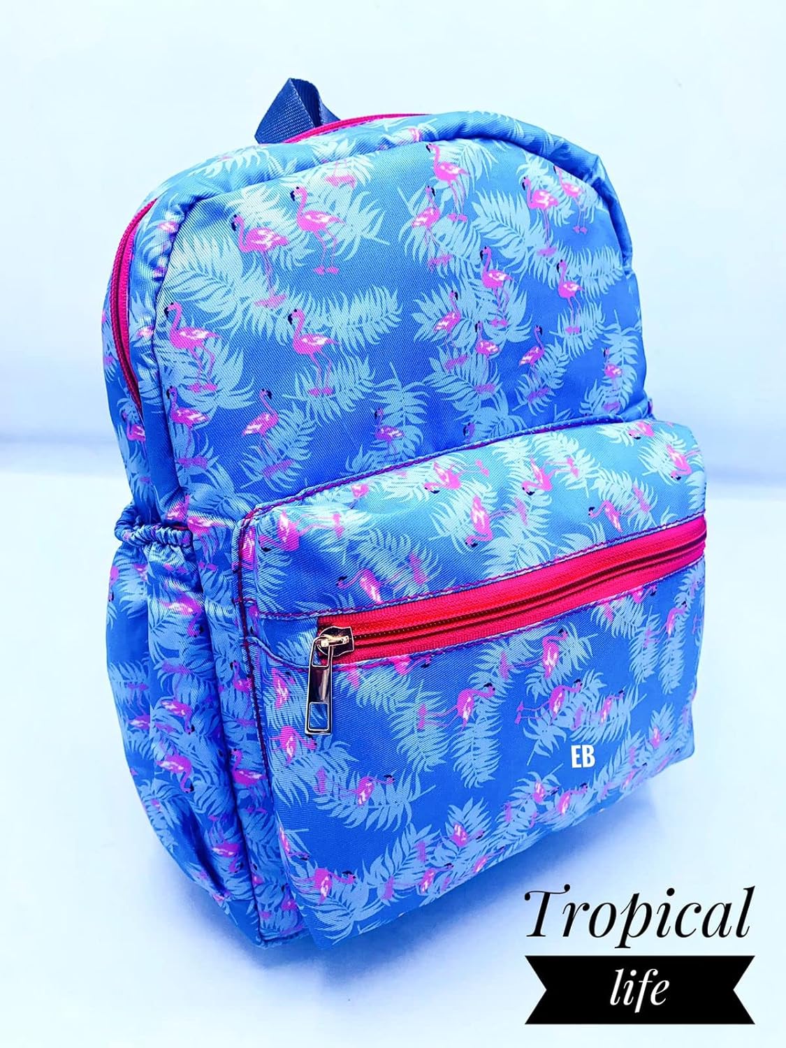 Echoboomers Flamingo Printed Casual Backpacks, 12 inch, Stylish and Trendy backpacks, Water Resistant and Lightweight Mini Bags