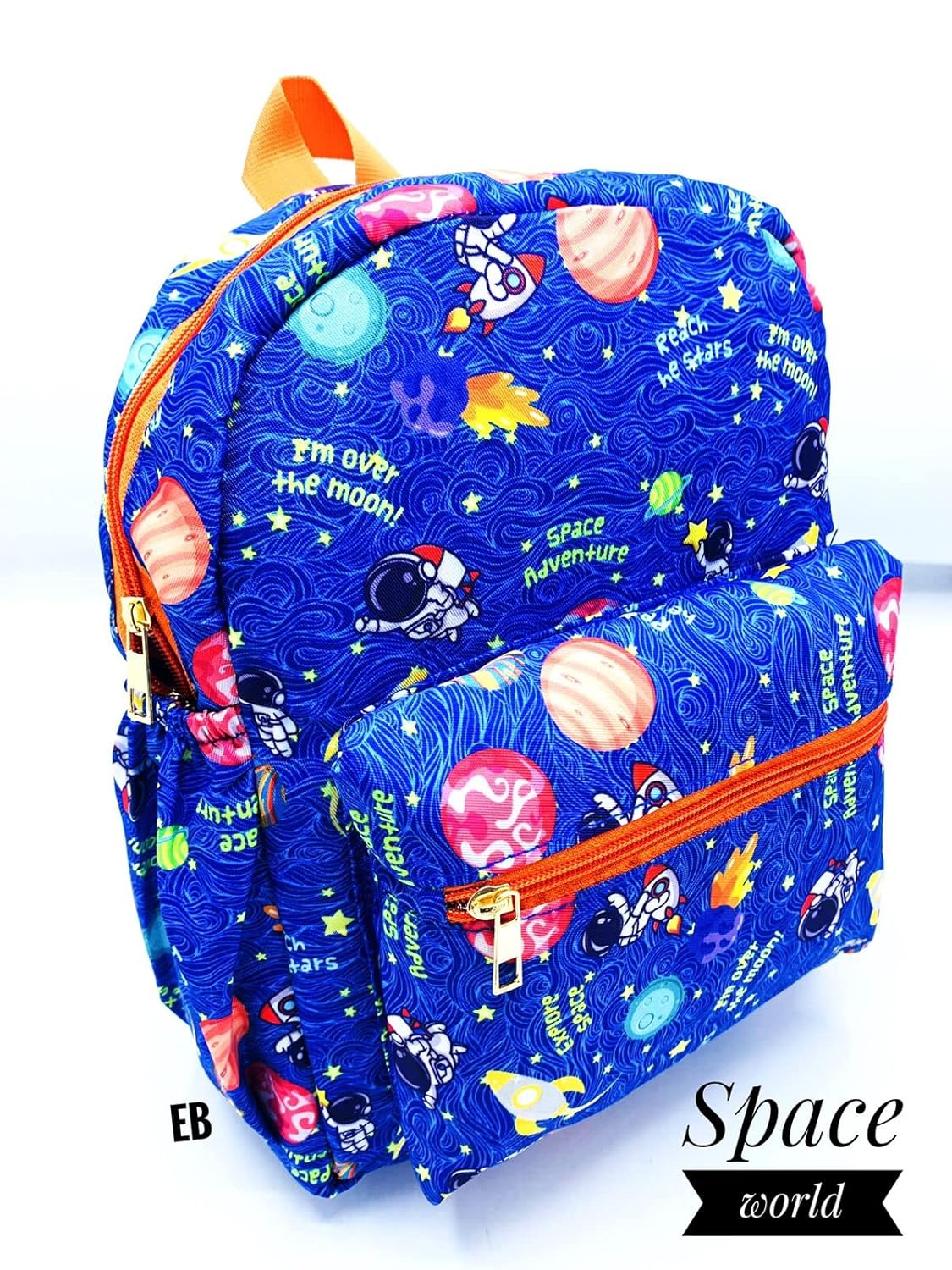 Echoboomers Space Printed Casual Backpacks, 12 inch, Stylish and Trendy backpacks, Water Resistant and Lightweight Mini Bags