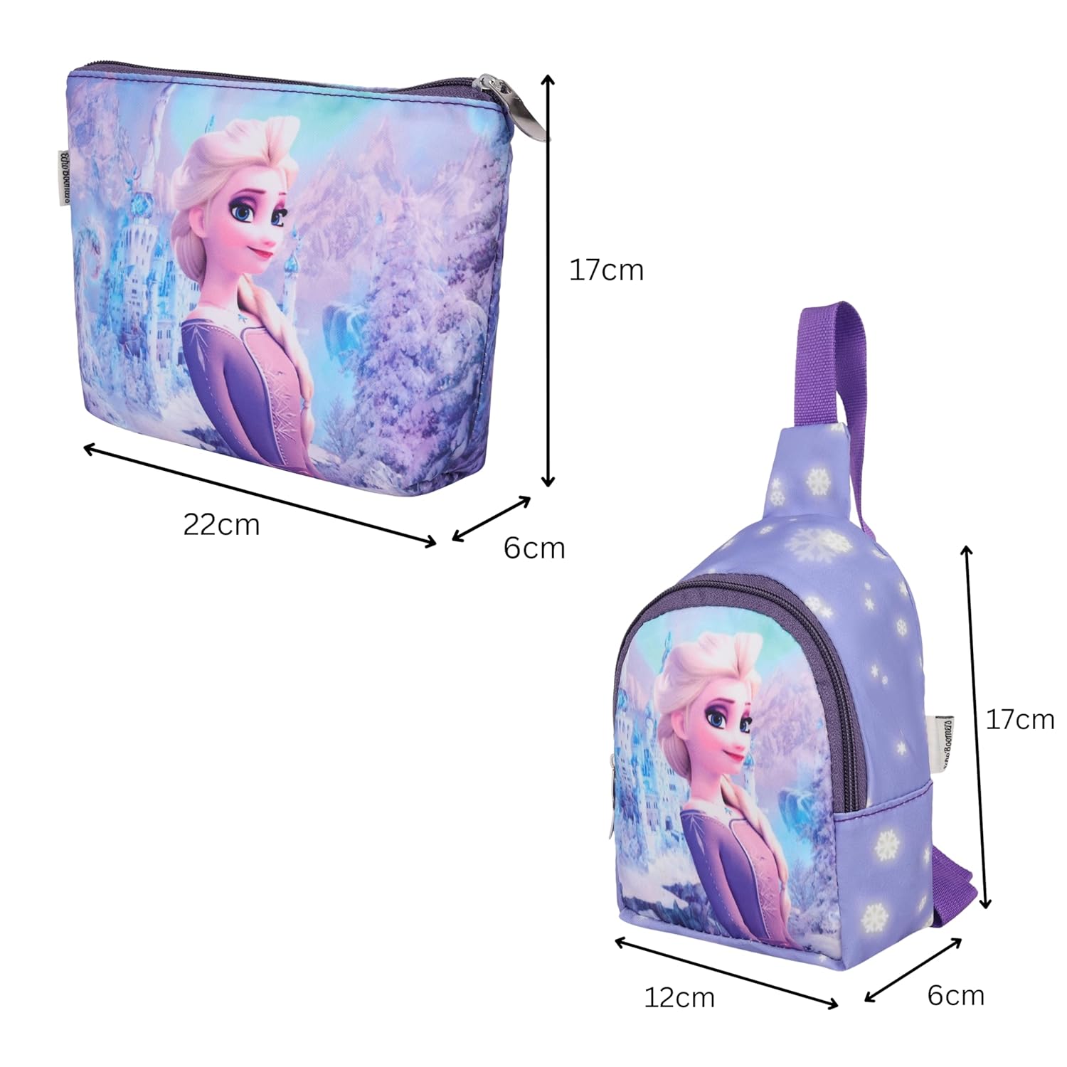 Echo Boomers Barbie Doll Printed Crossbody Sling Bag | Adjustable Backpack, Waterproof, Anti-Theft, Lightweight, Travel & Outdoor Adventure Gear