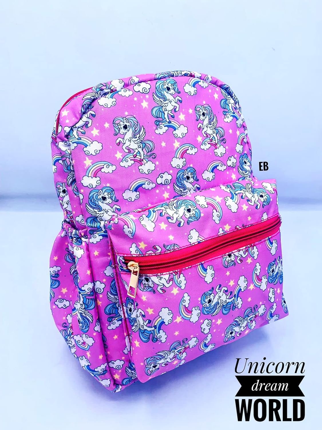 Echoboomers Unicorn Printed Casual Backpacks, 12 inch, Stylish and Trendy backpacks, Water Resistant and Lightweight Mini Bags