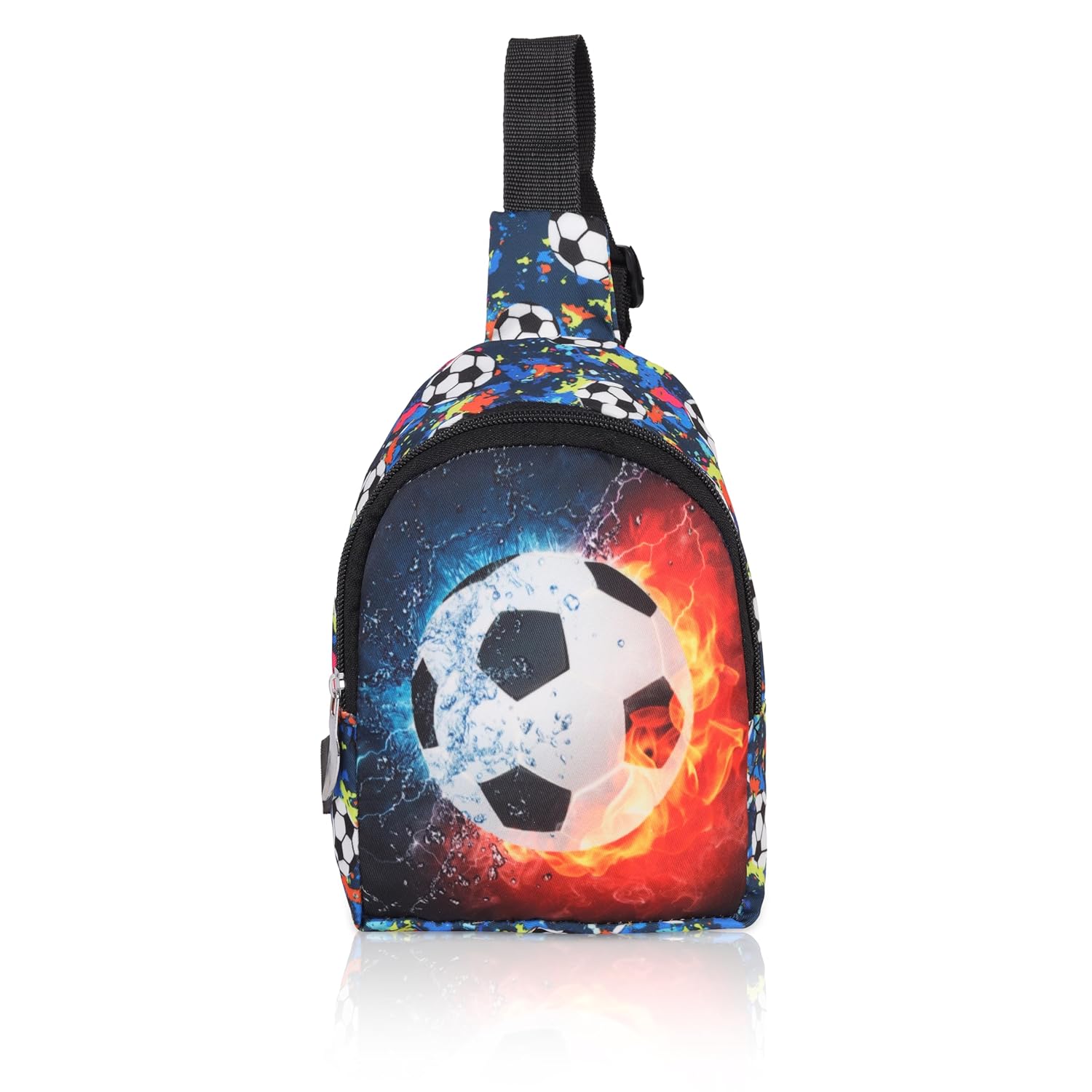 Echo Boomers Football Printed Crossbody Sling Bag | Adjustable Backpack, Waterproof, Anti-Theft, Lightweight, Travel & Outdoor Adventure Gear