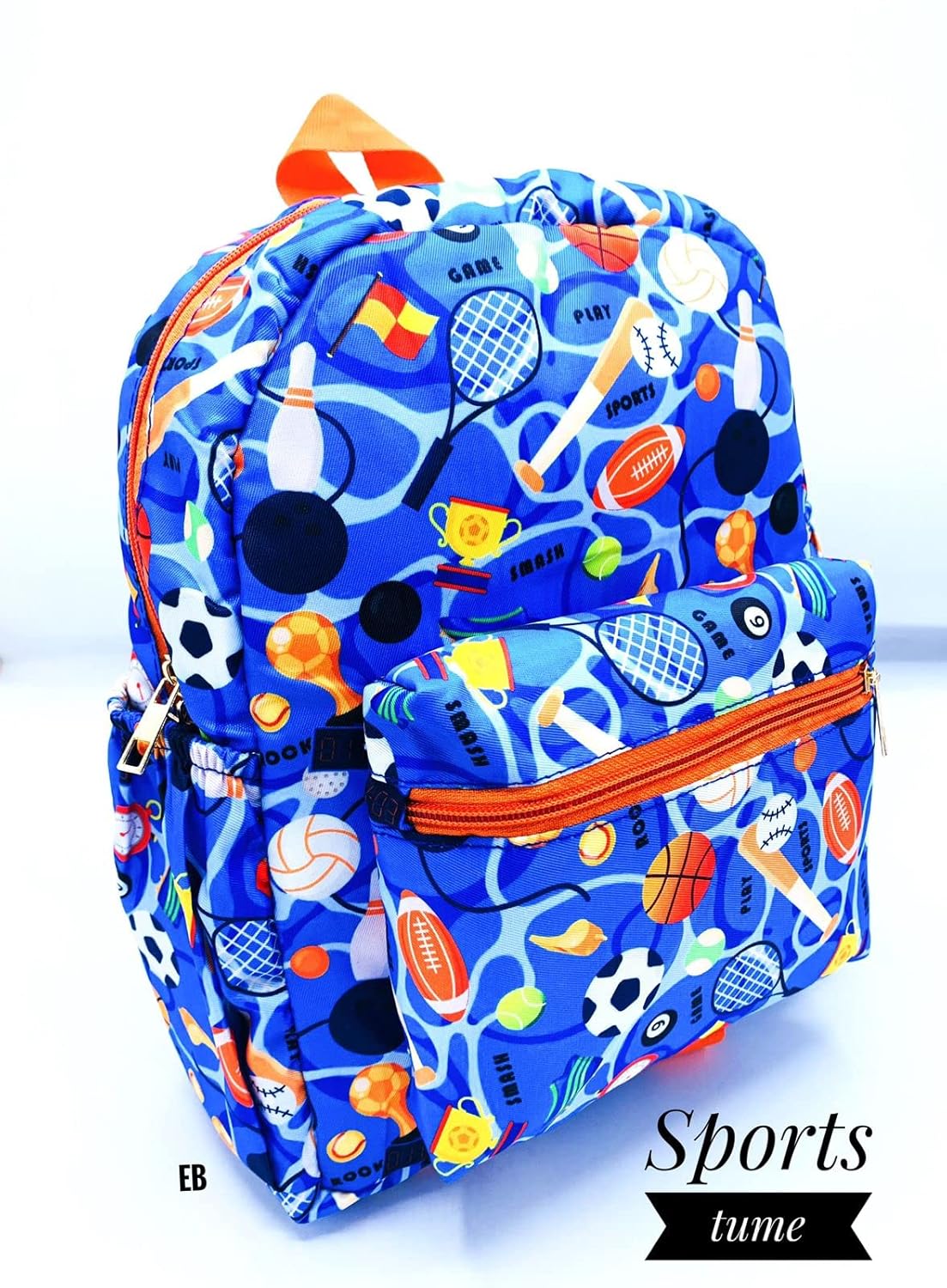 Echoboomers Sports Printed Casual Backpacks, 12 inch, Stylish and Trendy backpacks, Water Resistant and Lightweight Mini Bags