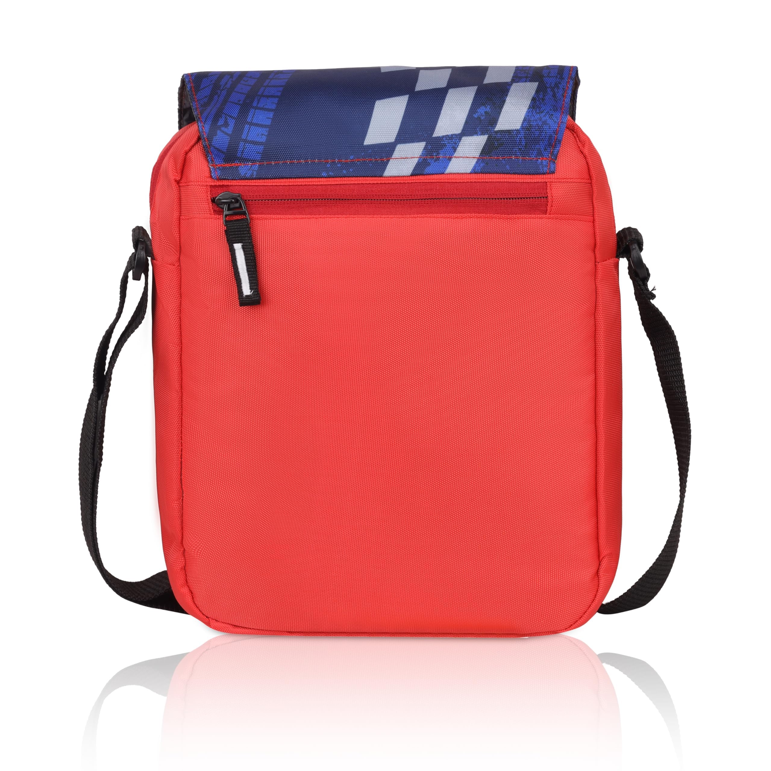 Echo Boomers Cars Printed Multi-Functional Messenger Sling Bag | Versatile Everyday Bag | Adjustable Shoulder Strap | Water-Resistant | Anti-Theft Design | Compact & Lightweight