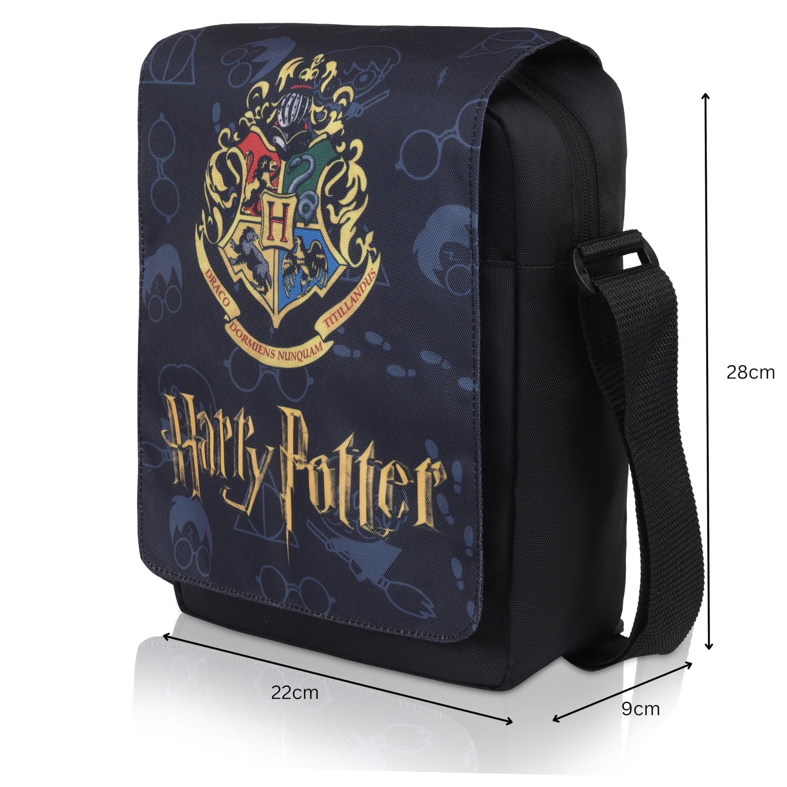 Echo Boomers Harry Potter Print Adjustable Shoulder Strap | Water-Resistant | Anti-Theft Design | Compact & Lightweight Sling
