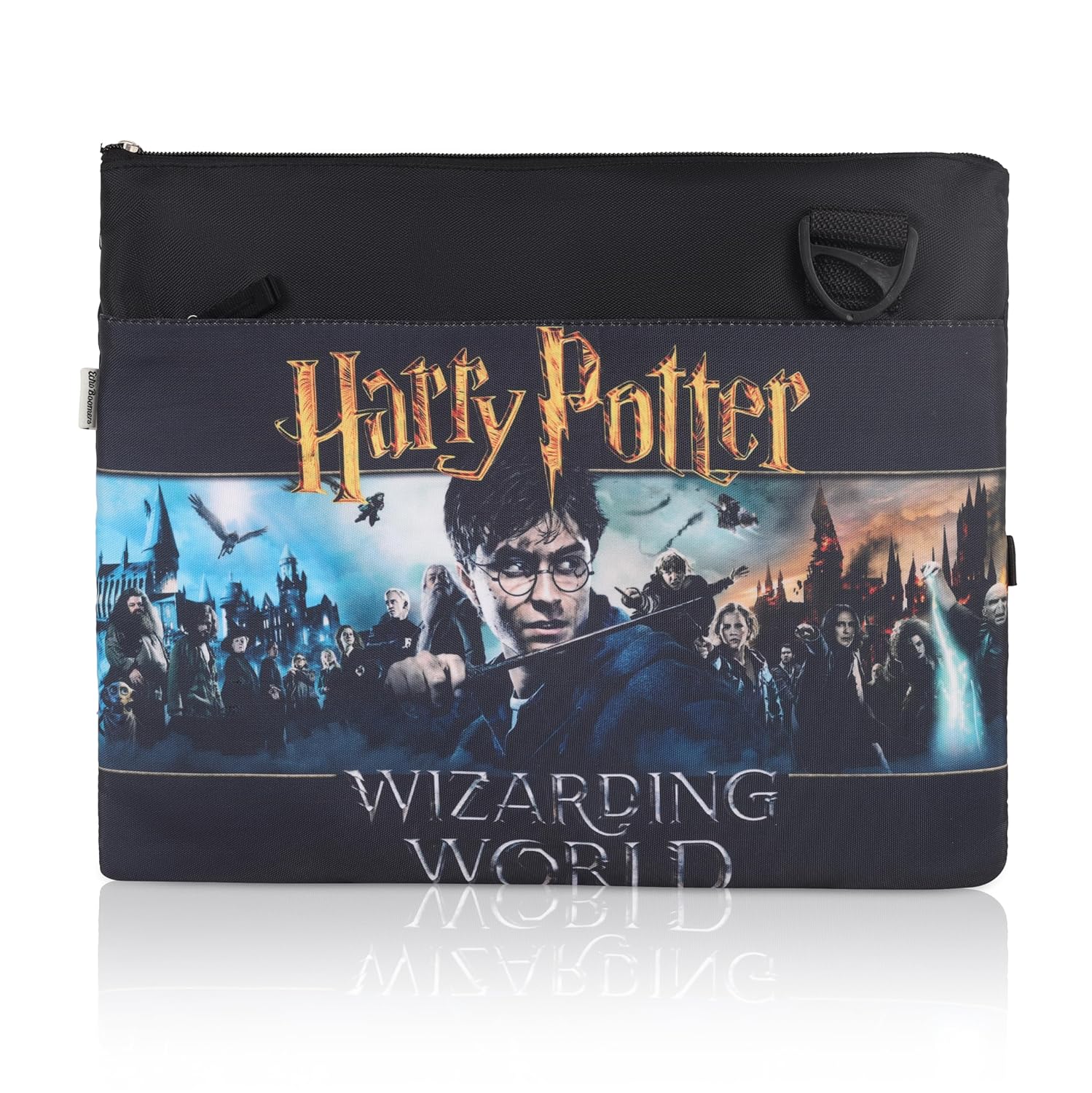 Echo Boomers Harry Potter Themed Design Exam & Activity Sling Bag | 3 Compartments | Cushioned & Detachable Strap | Ideal for Outdoor Travel