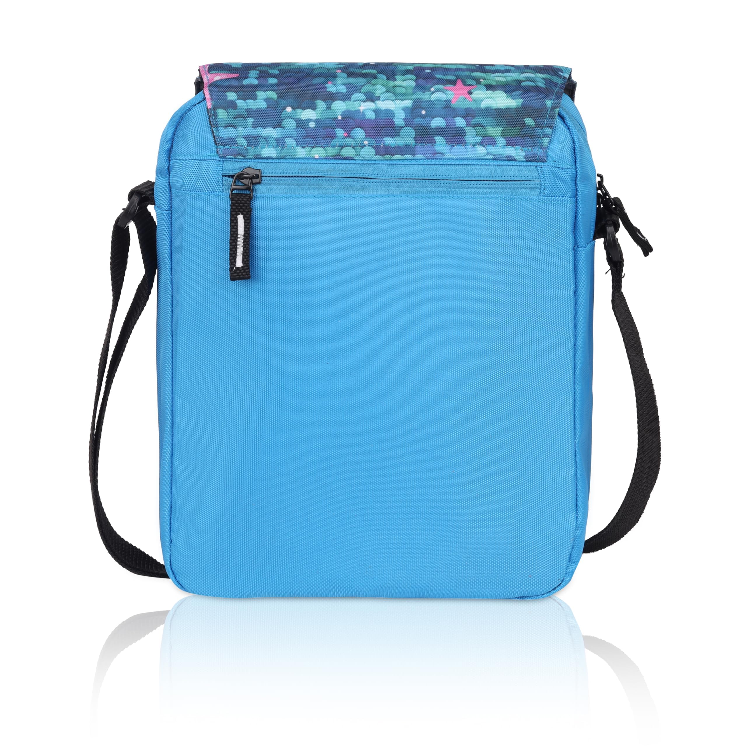 Echo Boomers Mermaid Printed Multi-Functional Messenger Sling Bag | Versatile Everyday Bag | Adjustable Shoulder Strap | Water-Resistant | Anti-Theft Design | Compact & Lightweight