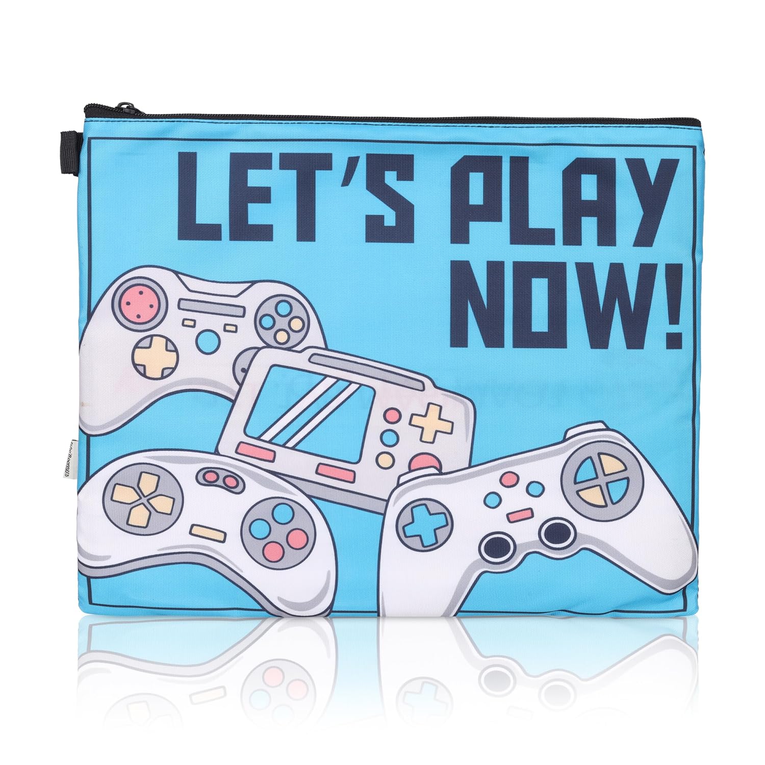 Echo Boomers Gamer Print Twin Folder Set | Padded & Waterproof | A4 Document Holder & Tablet Sleeve | Stylish & Protective