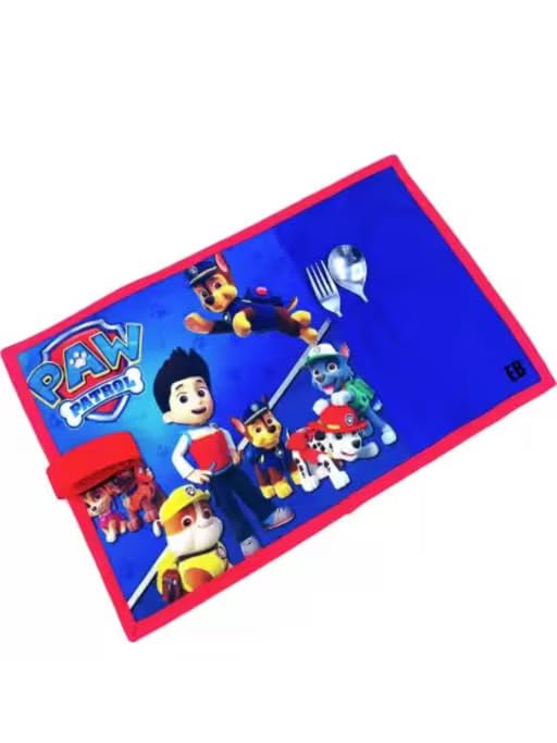 Echo Boomers Blue Moon Printed Stain-Resistant Placemats Waterproof Tablemats for Kids & Teenagers - Pack of 1