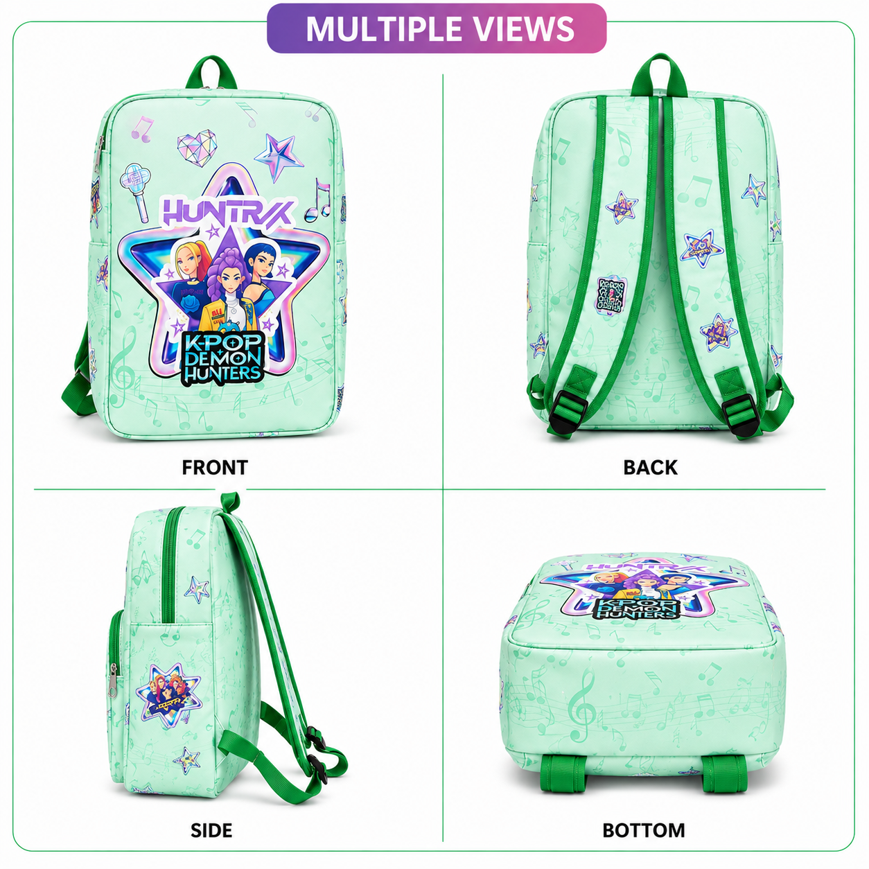 Echo Boomers Kids Backpack & Crossbody Sling Bag Set | Lightweight School Bag Combo for Boys & Girls | Premium Fabric | Smooth Zippers | Adjustable Strap | Vibrant Print