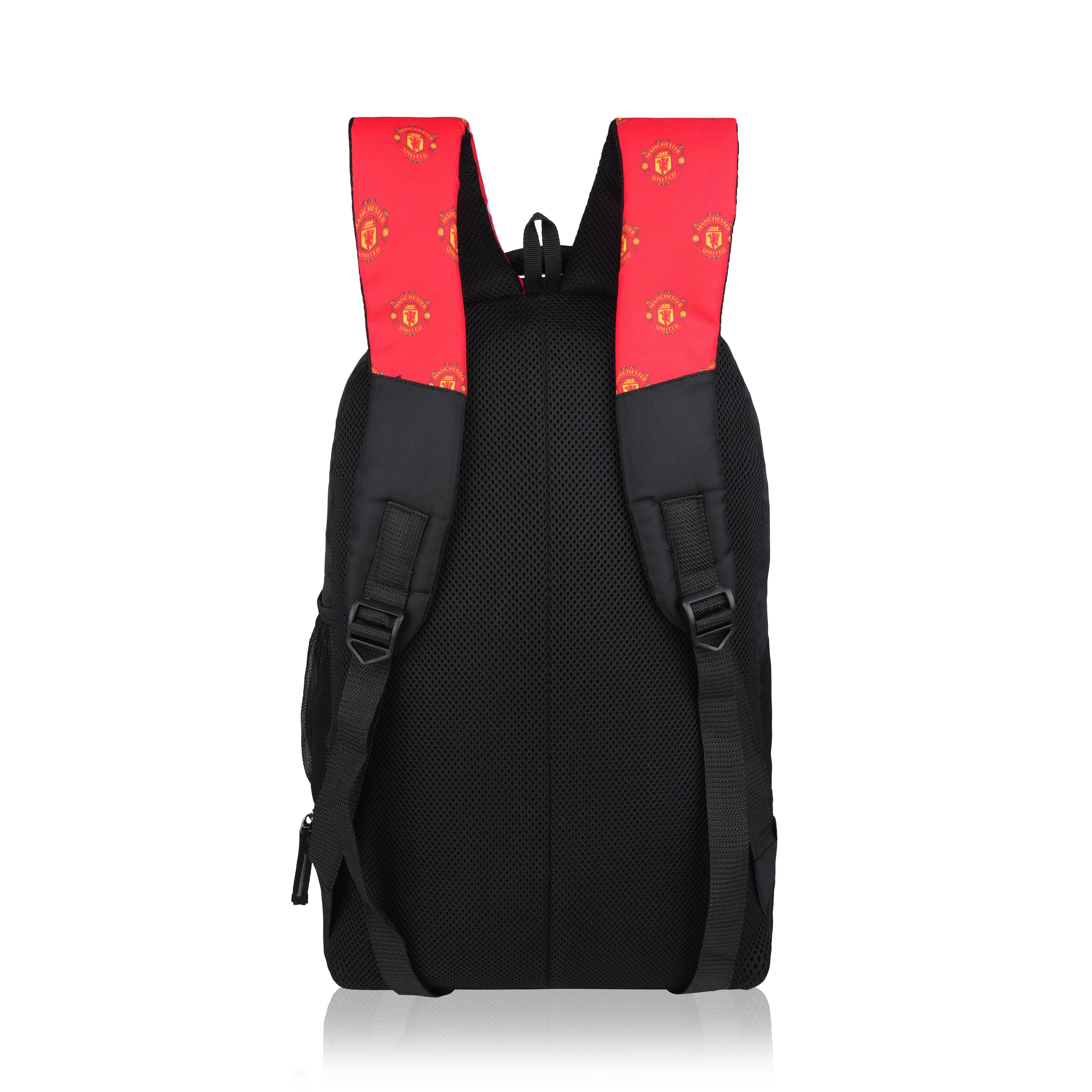 Echo Boomers Manchester United Sports Backpack with Separate Football Compartment | Student Sports Backpack with Adjustable Straps, Sturdy Handle & High Quality Zippers