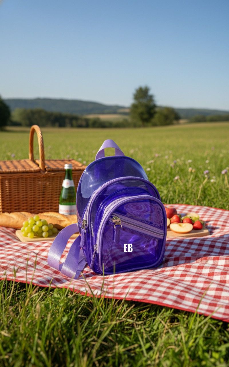 Echo Boomers PVC Jelly Crossbody Bag | 3 Compartments | Premium Adjustable Strap | Stylish & Lightweight Design