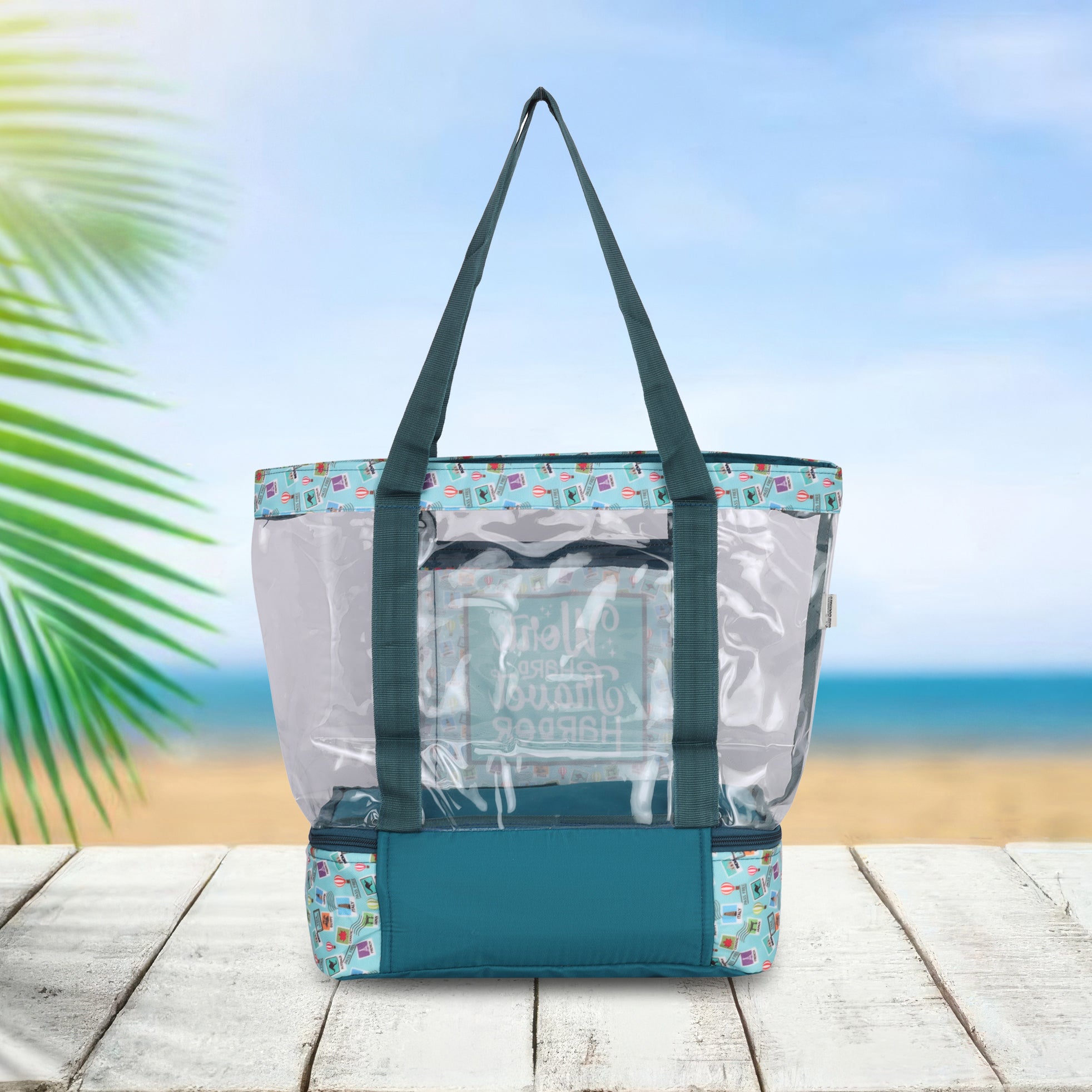 Echo Boomers Black Transparent Shoulder Bag