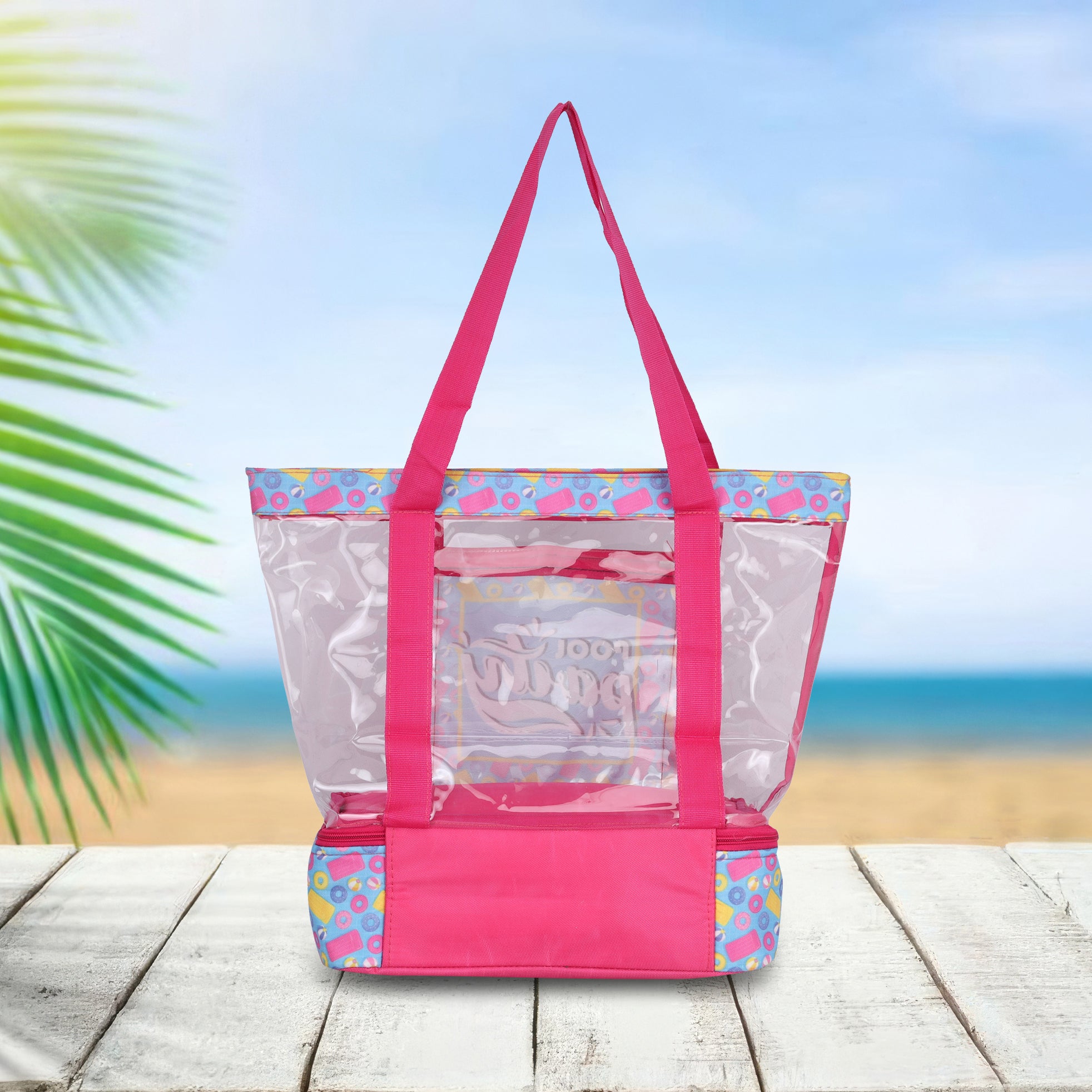 Echo Boomers Black Transparent Shoulder Bag