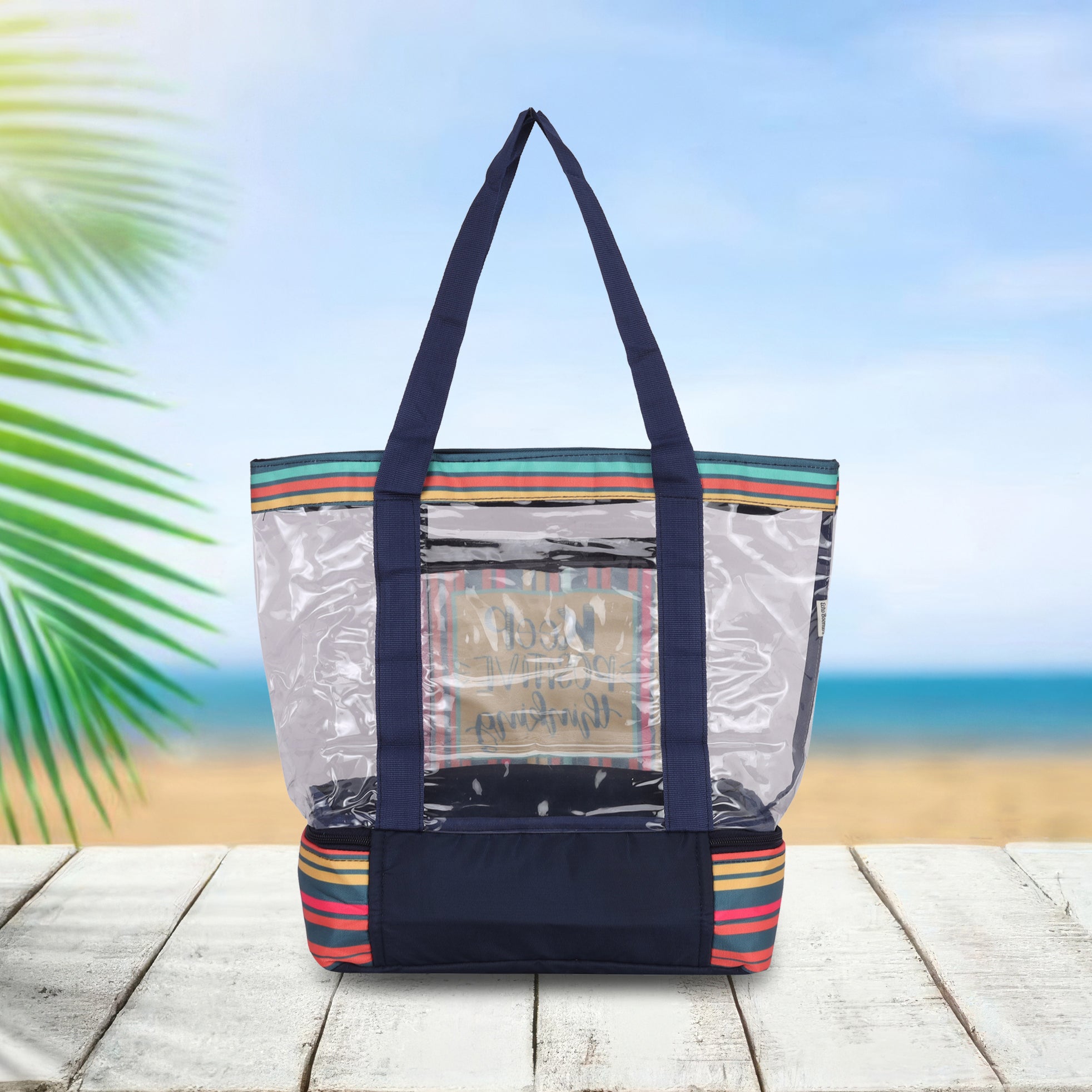 Echo Boomers Black Transparent Shoulder Bag