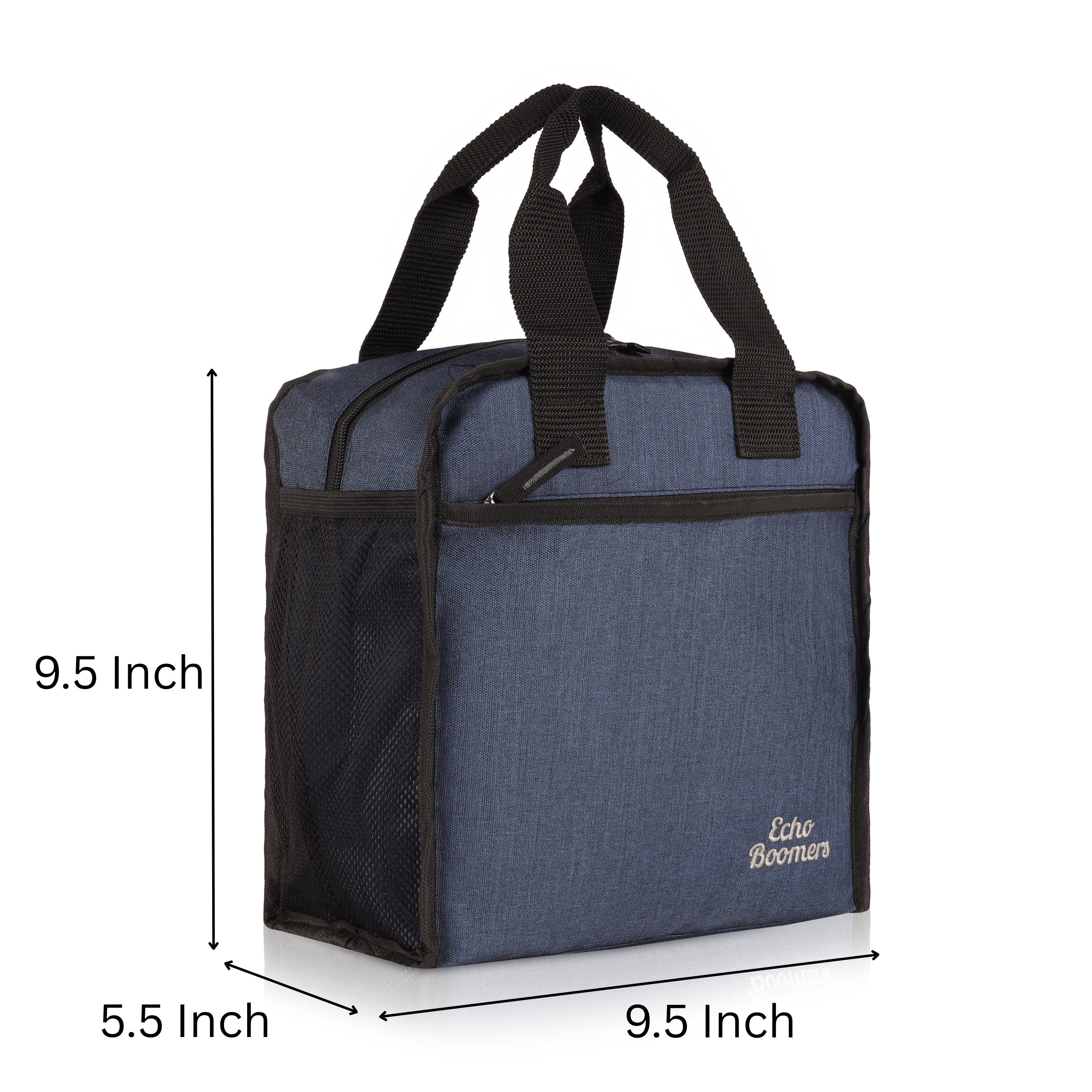 Echo Boomers Premium Lunch Bag – Stylish, Lightweight, Attractive, & Durable Meal Companion and versatile bag(Navy).